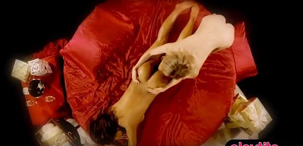  Hot lesbian pornstars showing off their massage tricks